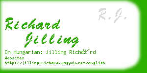 richard jilling business card